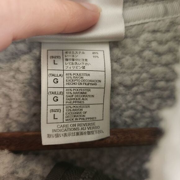 VINTAGE Disneyland Mickey and Minnie Mouse Zip Front Fleece Size Large - Picture 6 of 7